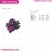 Fortnite Raven Silhouette Embroidery Design 02
