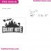 Fortnite Silent Nite Silhouette Embroidery Design