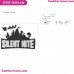 Fortnite Silent Nite Silhouette Embroidery Design