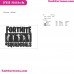 Fortnite Squad Goals Silhouette Embroidery Design 08