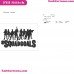 Fortnite Squad Goals Silhouette Embroidery Design 09