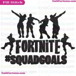 Fortnite Squadgoals Svg Fortnite Svg Squadgoals Svg Floss Svg Battle Royale Svgpngpdfdxf Files Embroidery Design 5