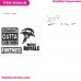 Fortnite Straight Outta Tilted Towers Silhouette Embroidery Design 02