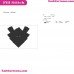 Fortnite Streamer Ninja NINJASHYPER Balck Silhouette Embroidery Design