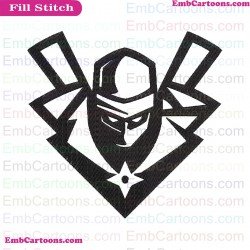 Fortnite Streamer Ninja NINJASHYPER Silhouette Embroidery Design