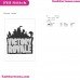 Fortnite Victory Royale Silhouette Embroidery Design