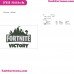 Fortnite Victory Silhouette Embroidery Design 06