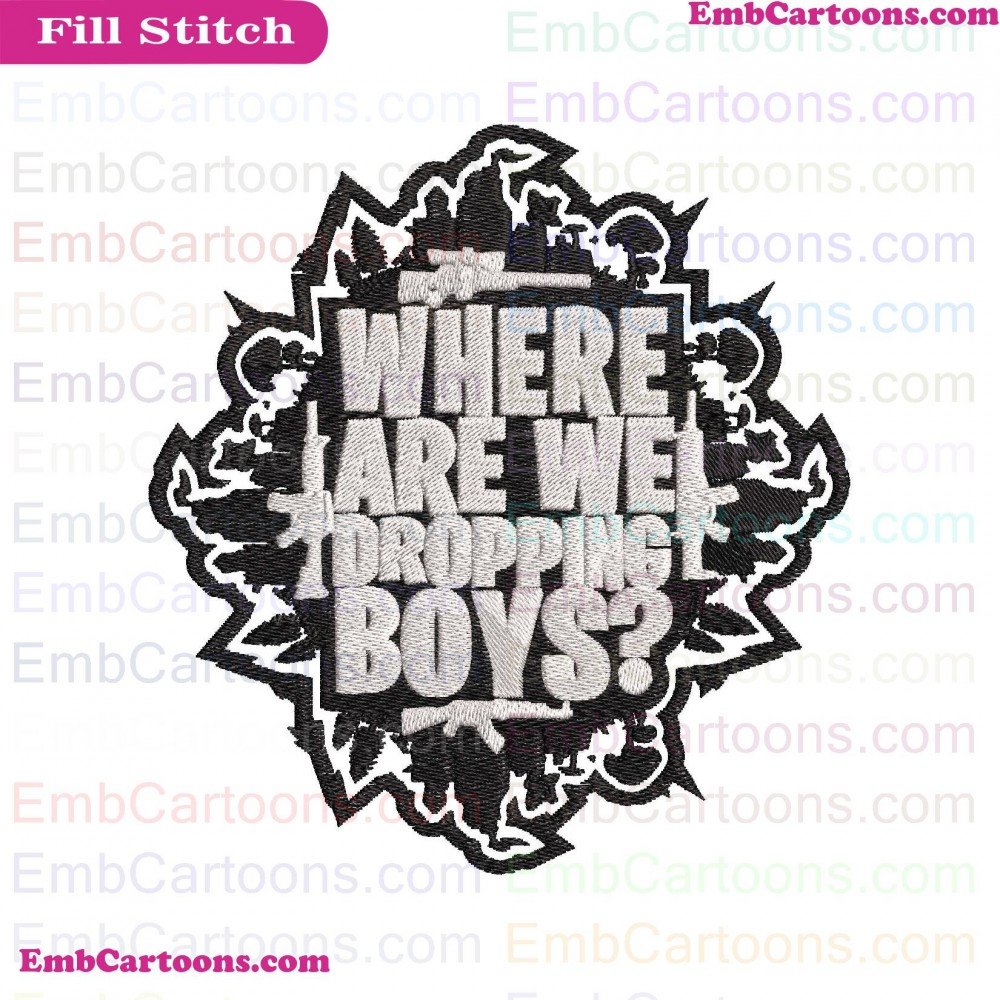 Fortnite Where Applique Design, Fortnite Where Embroidery Design, Where Are Applique Design, Where Are Embroidery Design, Are We Applique Design, Are We Embroidery Design, We Dropping Applique Design, We Dropping Embroidery Design, Dropping Boys Applique 