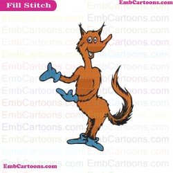 Fox In Socks Dr Seuss The Cat In The Hat Embroidery Design