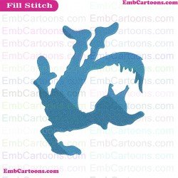 Fox In Socks Silhouette Dr Seuss The Cat In The Hat Embroidery Design