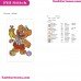 Fozzie Muppet Babies Embroidery Design