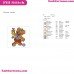 Fozzie Muppet Babies Embroidery Design