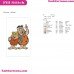Fred Flintstone And Barney Rubble The Flintstones Embroidery Design
