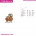 Fred Flintstone And Barney Rubble The Flintstones Embroidery Design