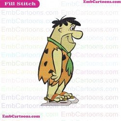 Fred Flintstone The Flintstones Embroidery Design 4