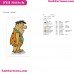 Fred Flintstone The Flintstones Embroidery Design 4