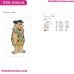 Fred Flintstone The Flintstones Embroidery Design 5
