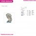 Frozen Disney Olaf Clipart Embroidery Design