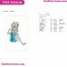 Frozen Elsa Embroidery Design