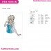 Frozen Elsa Embroidery Design