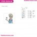 Frozen Elsa Winking Embroidery Design