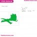 Gekko Silhouettes Green PJ Masks Embroidery Design