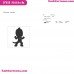 Gekko Silhouettes PJ Masks Embroidery Design 2