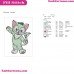 Gelatoni Duffy And Friends Embroidery Design