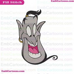 Genie 2 Aladdin Embroidery Design