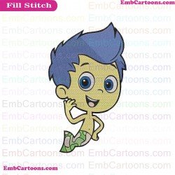 Gil Bubble Guppies Embroidery Design
