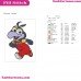 Gonzo 2 Muppet Babies Embroidery Design