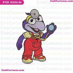 Gonzo Muppet Babies Embroidery Design