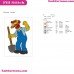 Groundskeeper Willie The Simpsons Embroidery Design