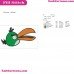 Hal Face 5 Angry Birds Embroidery Design
