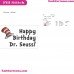 Happy Birthday 2 Dr Seuss The Cat In The Hat Embroidery Design