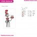 Happy Birthday Cake Dr Seuss The Cat In The Hat Embroidery Design