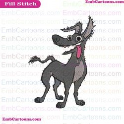 Happy Dante Coco Embroidery Design