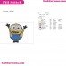 Happy Minion Minions Birthday Embroidery Design