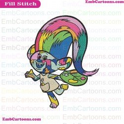 Harper Color Trolls Embroidery Design