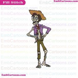 Hector Coco Embroidery Design