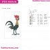Hei Hei The Rooster Moana Embroidery Design