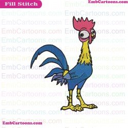 Heihei 2 Moana Embroidery Design