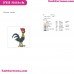 Heihei 2 Moana Embroidery Design