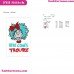 Here Comes Trouble Embroidery Design
