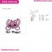 His Angel Pink Lilo And Stitch Embroidery Design