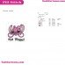 His Angel Pink Lilo And Stitch Embroidery Design