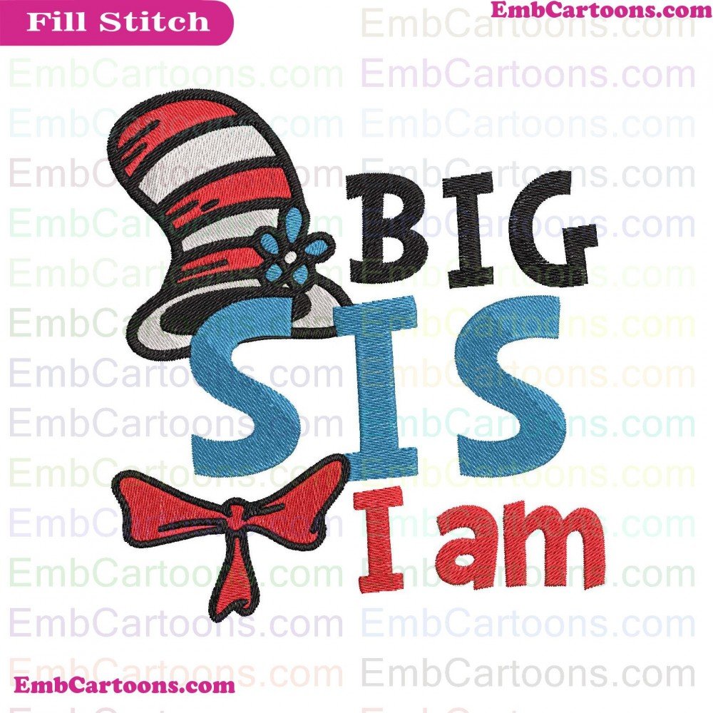 I Am Applique Design, I Am Embroidery Design, Am Big Applique Design, Am Big Embroidery Design, Big Sis Applique Design, Big Sis Embroidery Design, Sis Sister Applique Design, Sis Sister Embroidery Design, Sister Dr Applique Design, Sister Dr Embroidery D