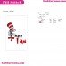 I Am Boss Dr Seuss The Cat In The Hat Embroidery Design