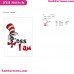 I Am Boss Dr Seuss The Cat In The Hat Embroidery Design