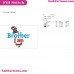 I Am Brother Dr Seuss The Cat In The Hat Embroidery Design